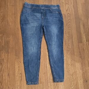 Terra & Sky Women's Skinny Jeans in Deep Blue Sz 14 OX